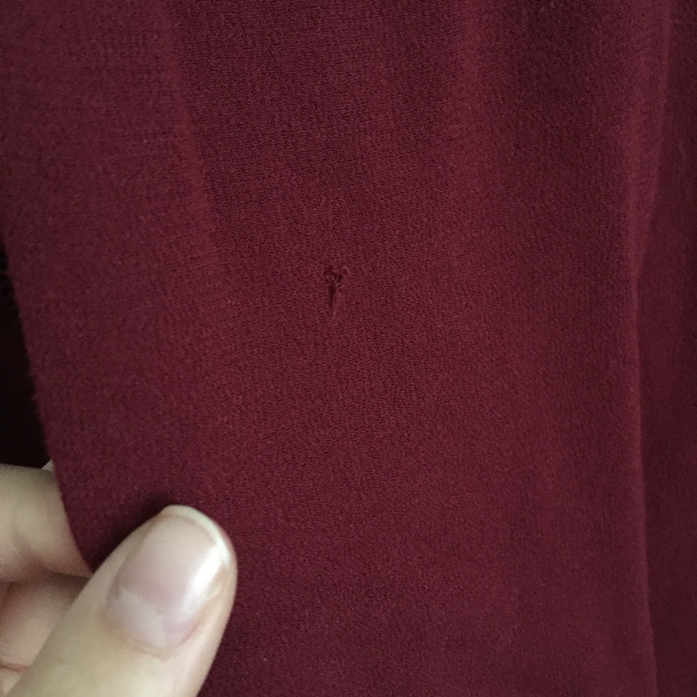 Old Navy Maroon Tunic Shirt - Picture 5 of 5